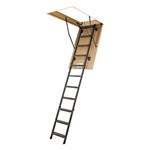 View LMS Insulated Metal Folding Section Attic Ladder